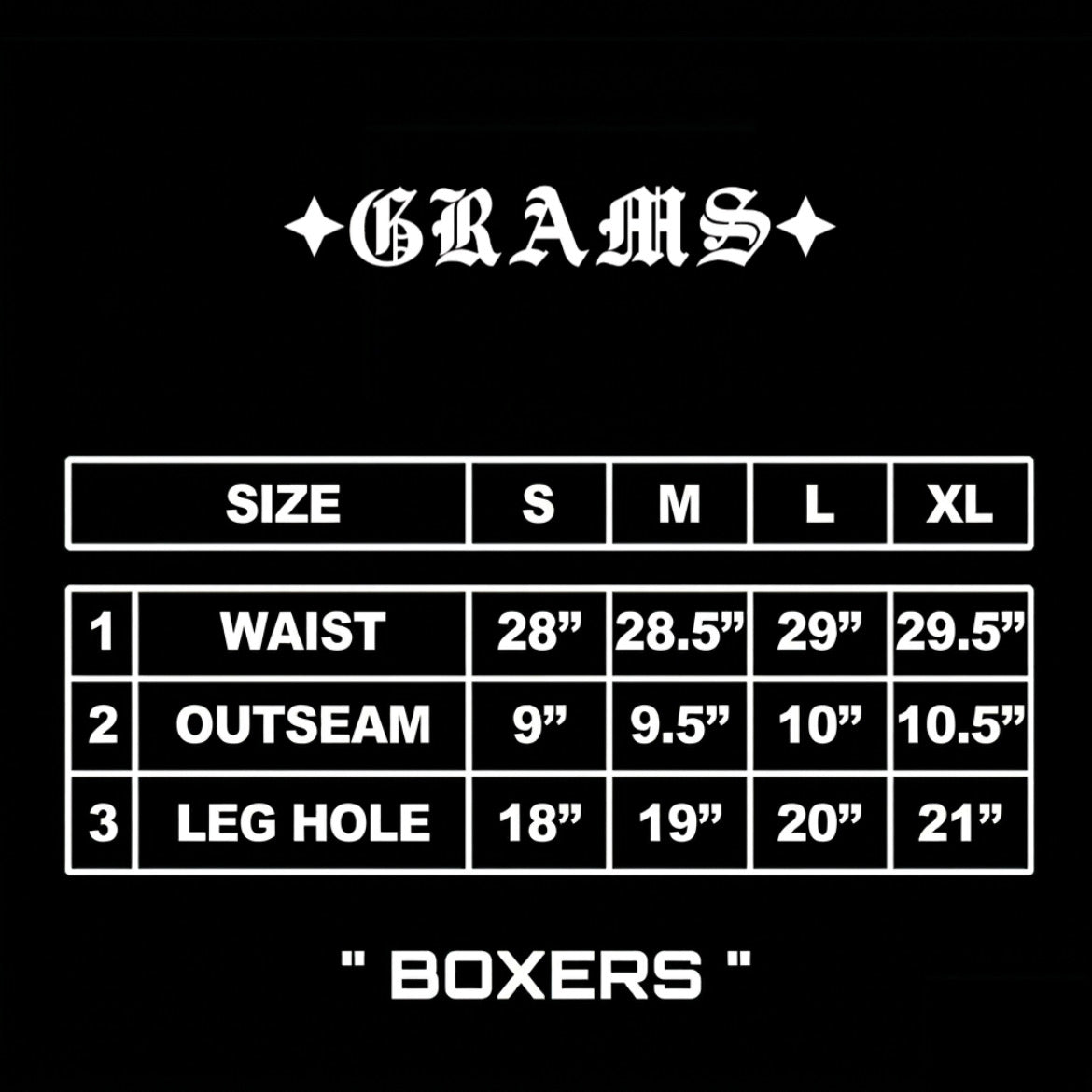 "GRAMS OG BOXER BRIEFS"
