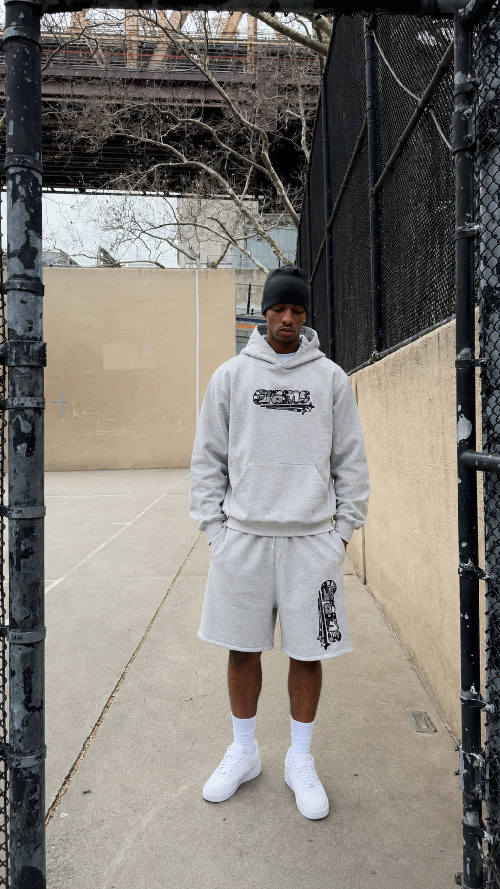 "GRAMS IN GREY CAMOU" SET