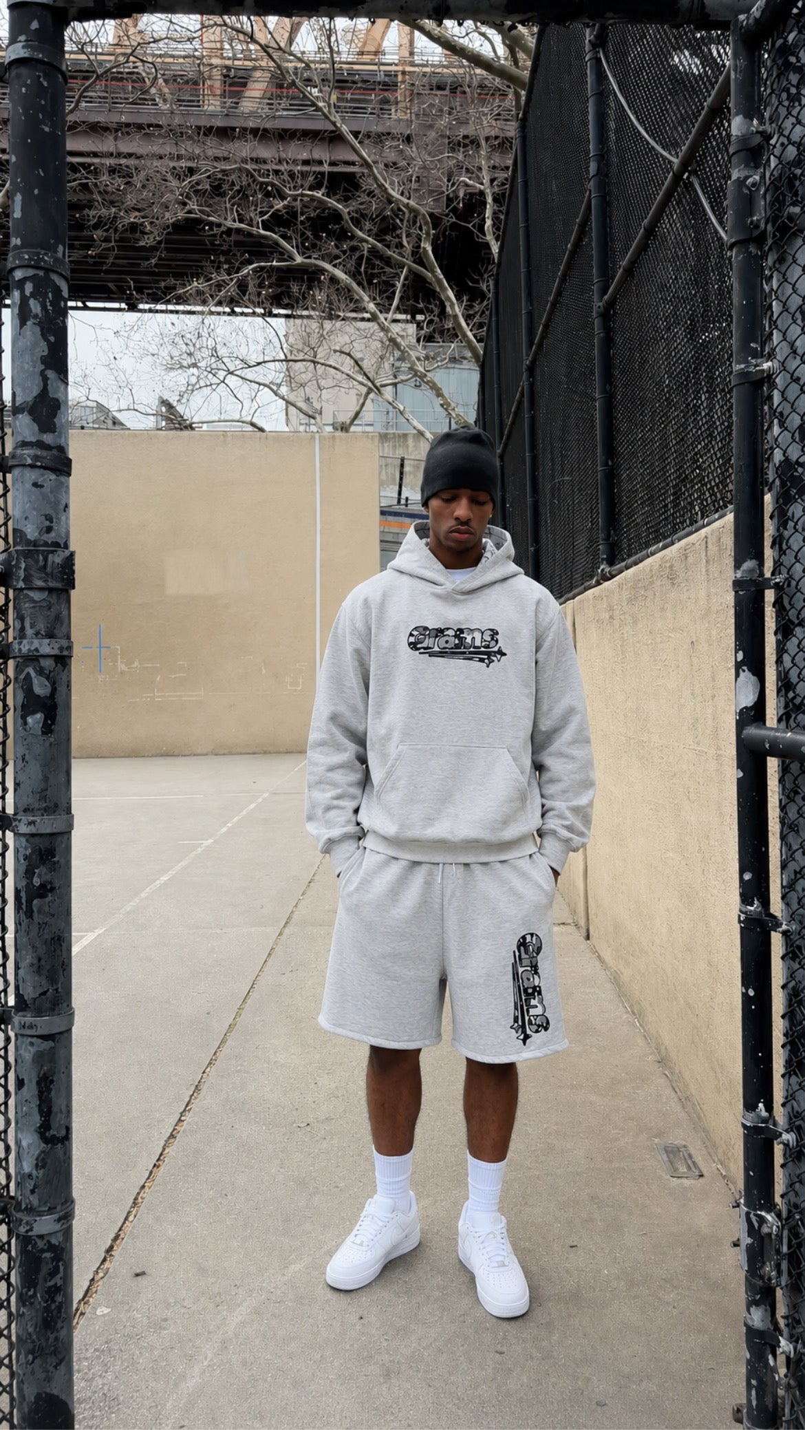 "GRAMS IN GREY CAMOU" SET