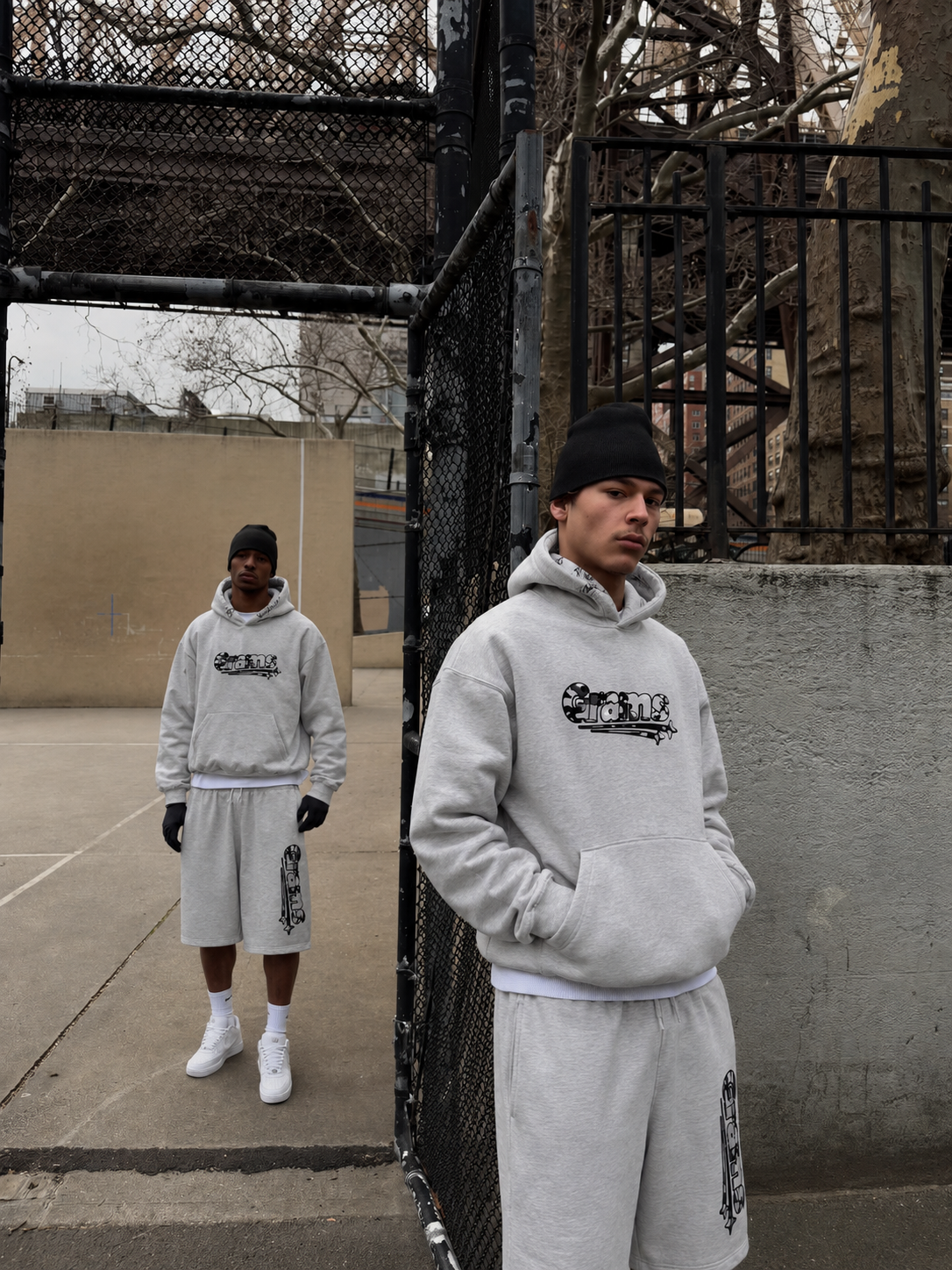 "GRAMS IN GREY CAMOU" SET