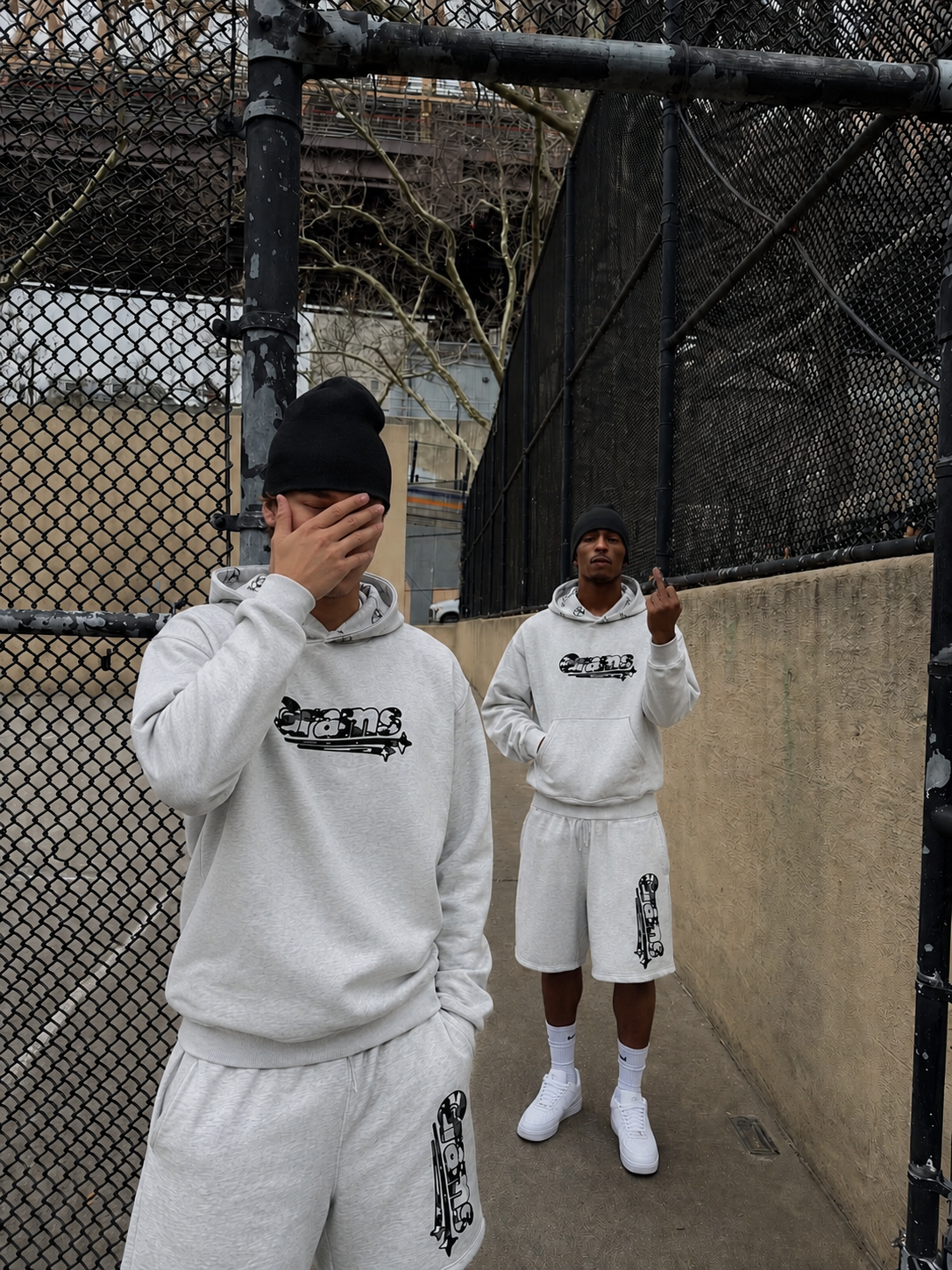 "GRAMS IN GREY CAMOU" SET