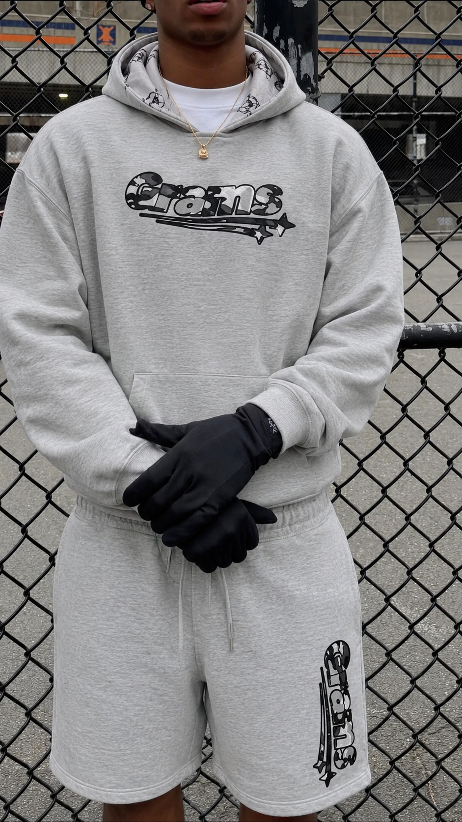 "GRAMS IN GREY CAMOU" SET