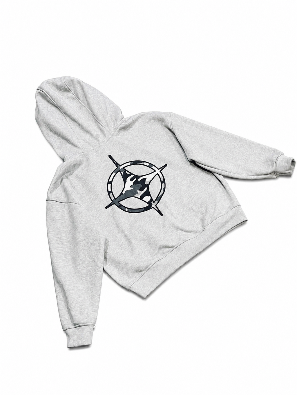 "GRAMS IN GREY CAMOU" (HOODIE)