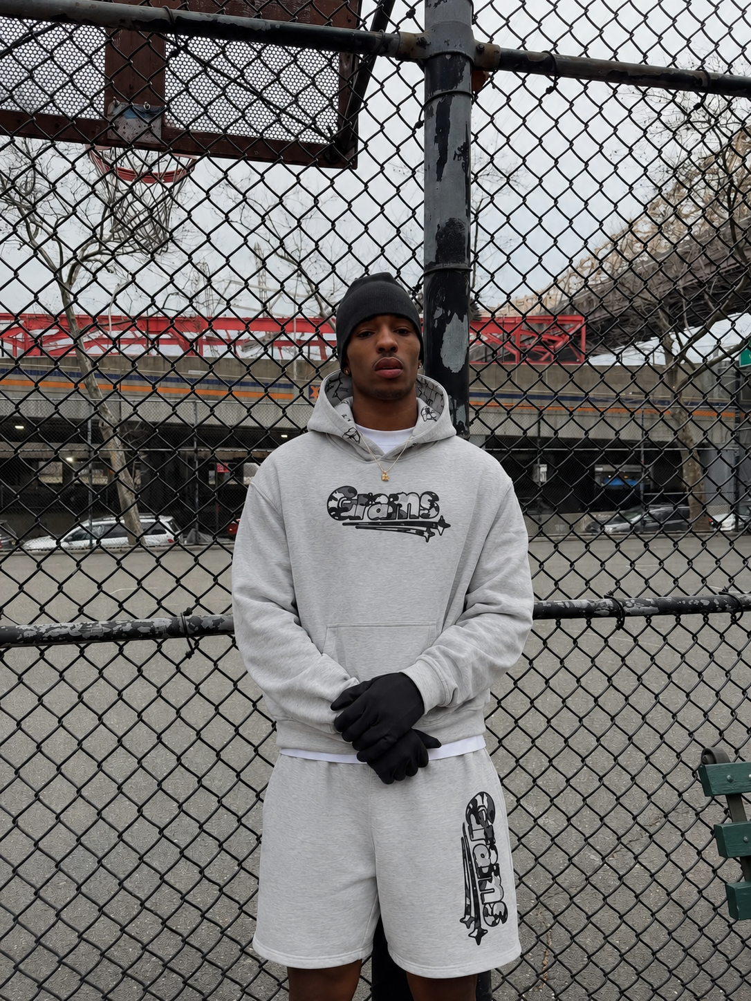 "GRAMS IN GREY CAMOU" SET