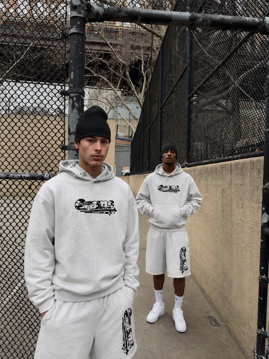 "GRAMS IN GREY CAMOU" SET