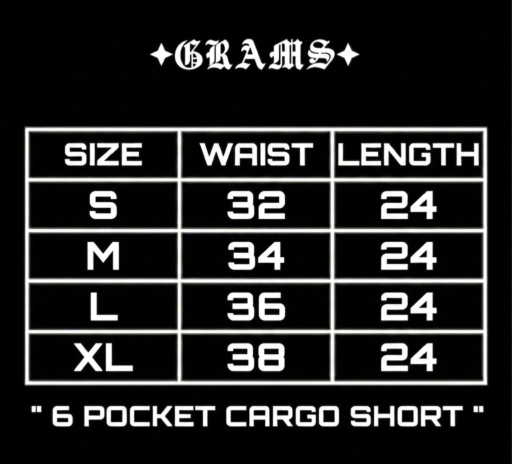 "GRAMS CARGO 6 POCKET"
